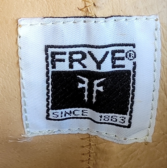 Frye Paige Distressed Tall Riding Boots Taupe, 7.5 - Picture 8 of 8